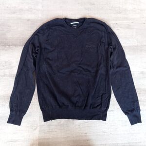 RVCA Crew Neck Long Sleeve Sweater Men's Regular Fit Sz Small S Black